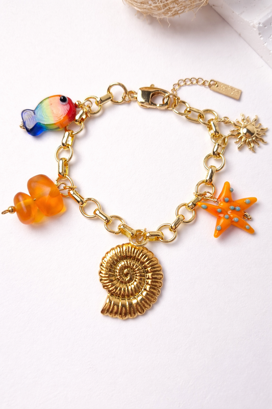 Pulsera Encanto Marino| Charms del Océano