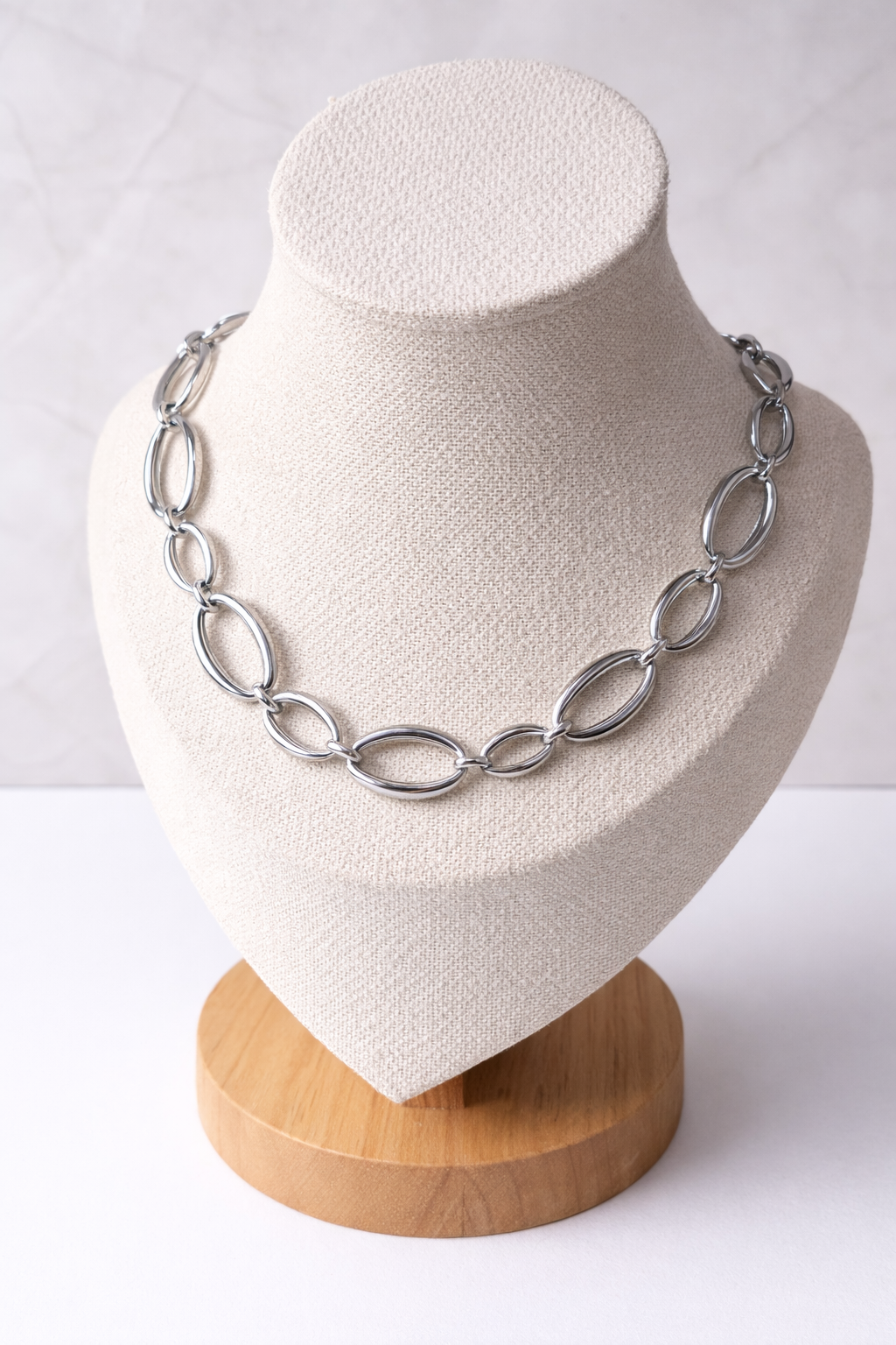 Collar Aura Chain | Cadena Oval Elegante Ajustable